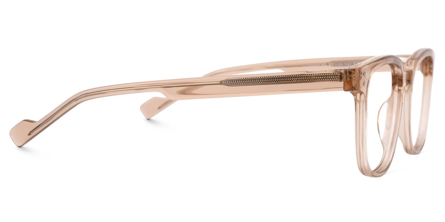 Rectangle Felixe Beige Glasses deals -Zeelool Glasses2