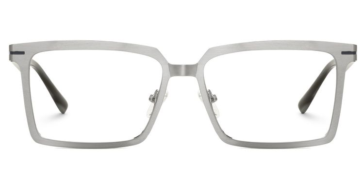 Sharma Rectangle Silver Glasses