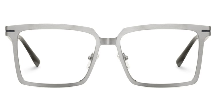 Sharma Rectangle Silver Glasses