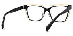 Diorney Black Rectangle Glasses5
