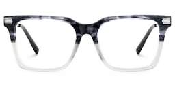 Greain Rectangle Two-Tone Glasses1