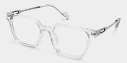 Mabel Square Clear Glasses3
