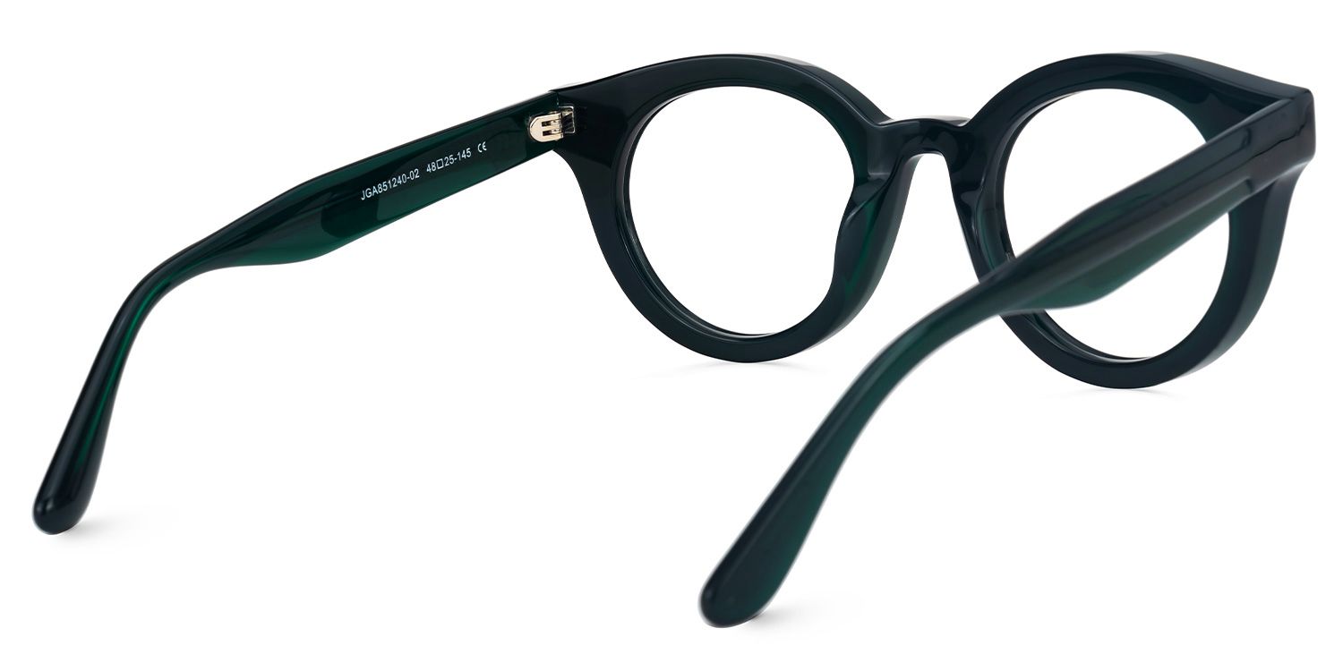 Round Belloso Green Glasses deals -Zeelool Glasses3