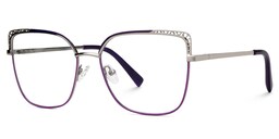 Marlisa Square Purple Glasses1