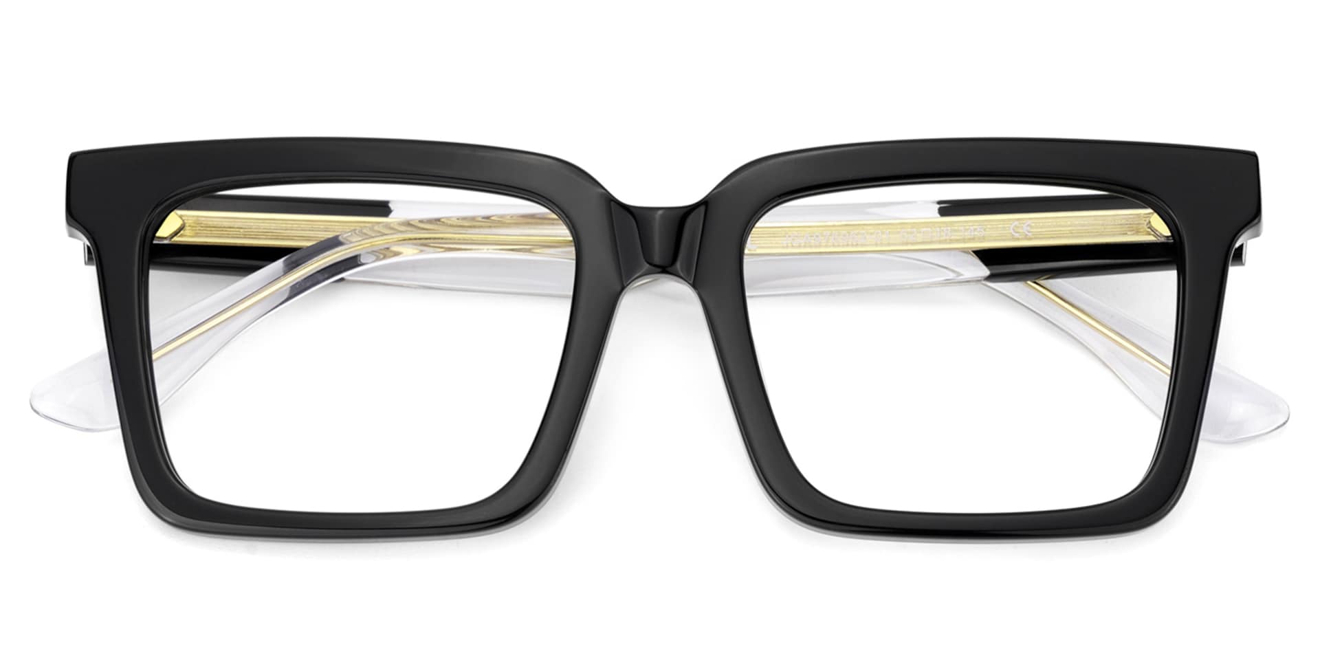 Black Square Frame Glasses - Hattie on Sale | Zeelool2