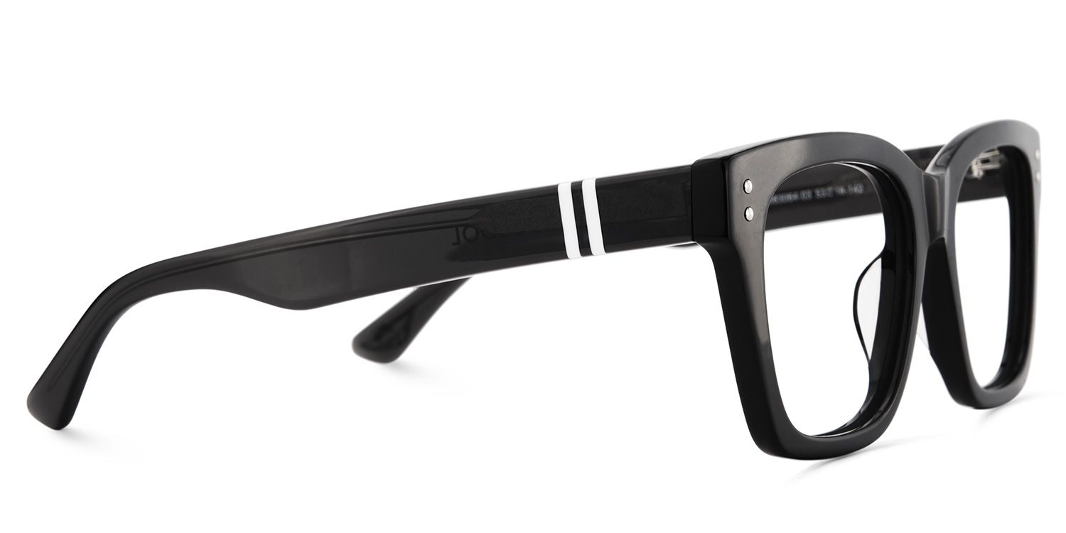 Gaydeh Black Glasses With Rectangle Shape | Zeelool4