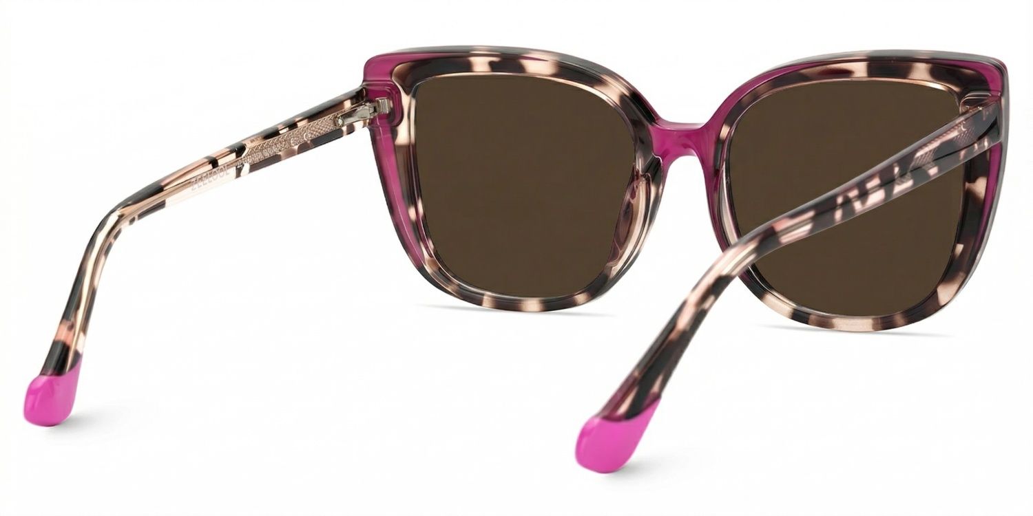 Fenn Tr90 Pink Tortoise Frame Sunglasses | ZEELOOL4