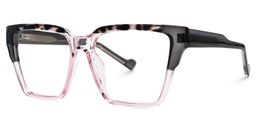 Crozier Square Pink Glasses1