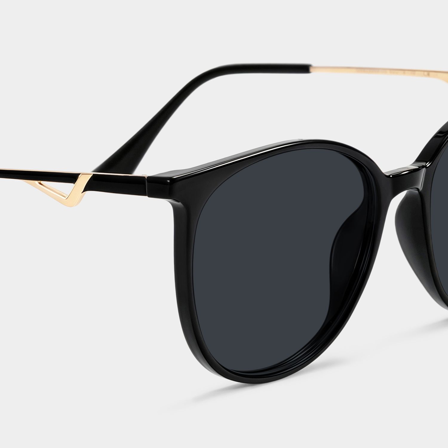 Chanty Round Style Black Frame Sunglasses | ZEELOOL