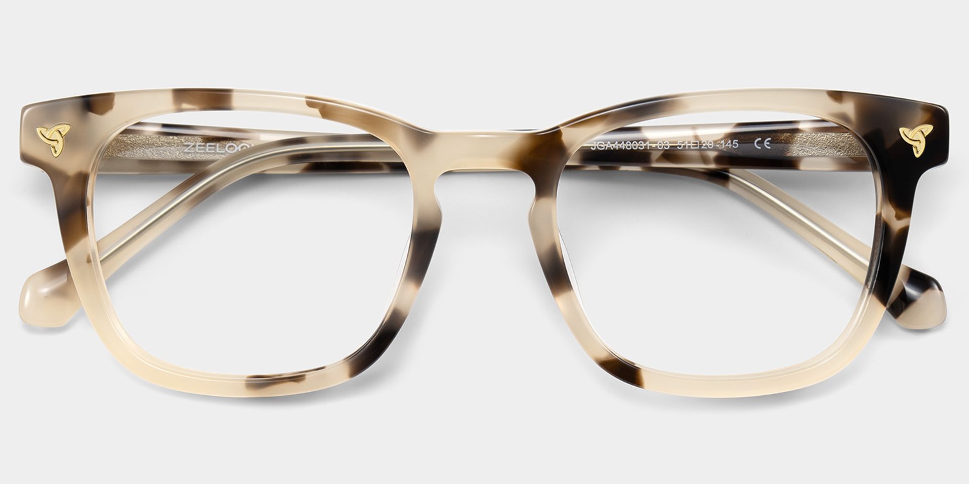 Heather Tortoise Frame Glasses with Square Frame Online | ZEELOOL2