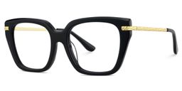 Yusbetsy Black Rectangle Glasses3