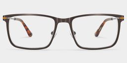 Roxana Brown Rectangle Glasses1