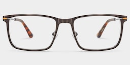 Roxana Rectangle Brown Glasses1