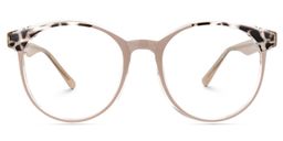 Jumesha Round Beige Glasses0