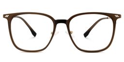 Ridgley Rectangle Brown Glasses0