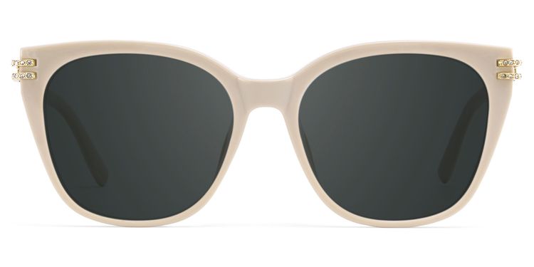 Catalina Square Beige Polarized Sunglasses