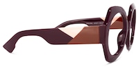 Geoffrey Geometric Dark-Red Glasses3