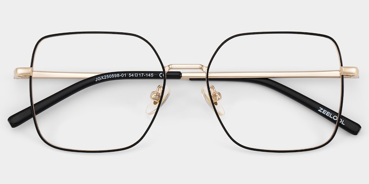 Abigail Square Black Glasses