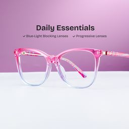 Gage Butterfly Pink Blue Glasses0