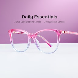 Gage Butterfly Pink Blue Glasses0