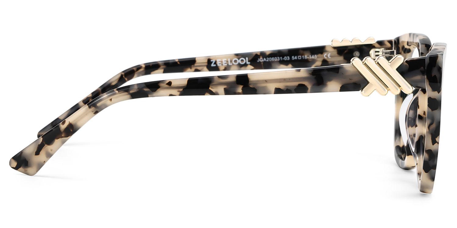 Square Tortoise Eyeglasses- Mae Acetate Frame Glasses5