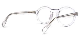 Mariam Round Clear Glasses3