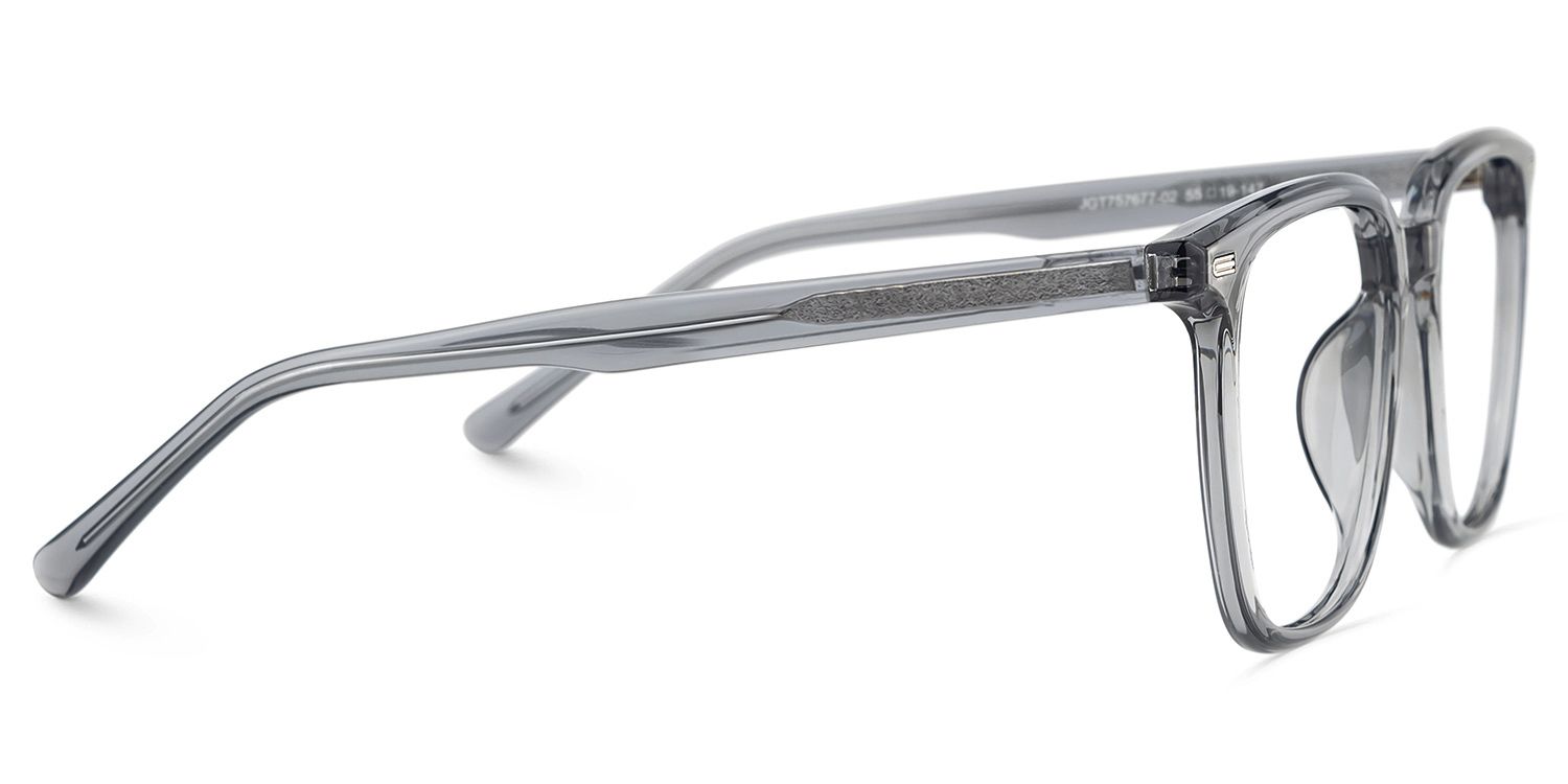 Square Grey Eyeglasses Jude TR-90 Frame Glasses4