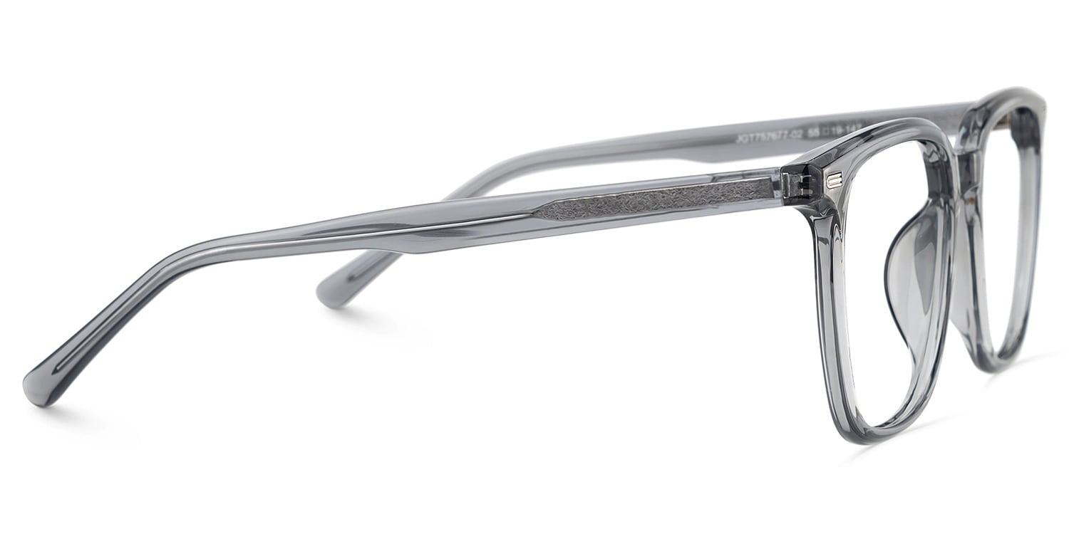 Square Grey Eyeglasses Jude TR-90 Frame Glasses4