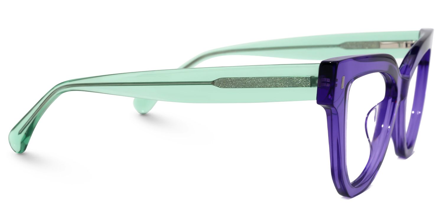 Shaka Cateye Purple Glasses