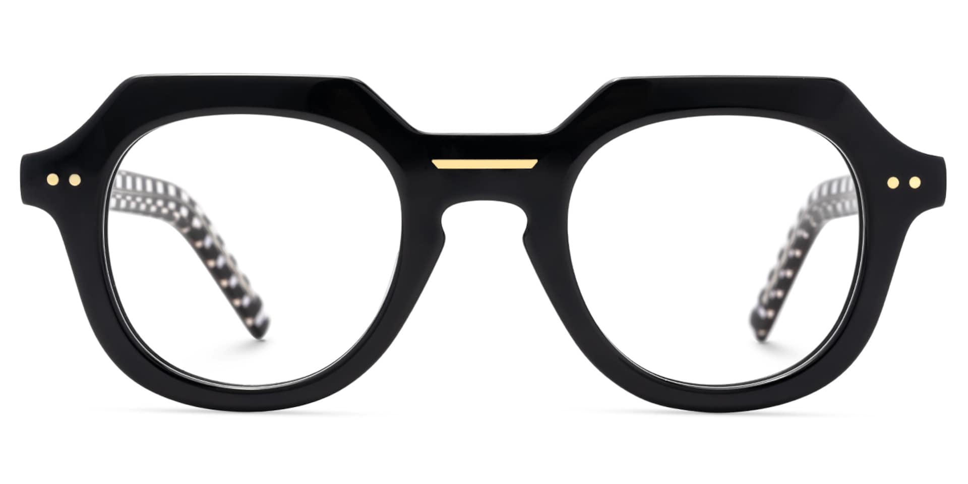 Black Geometric Eyewear - Jameica on Sale | Zeelool0