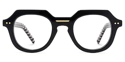 Jameica Geometric Black Glasses0