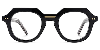 Jameica Geometric Black Glasses0