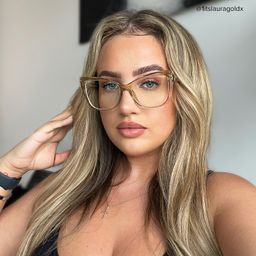 Farris Cat eye Beige Glasses4