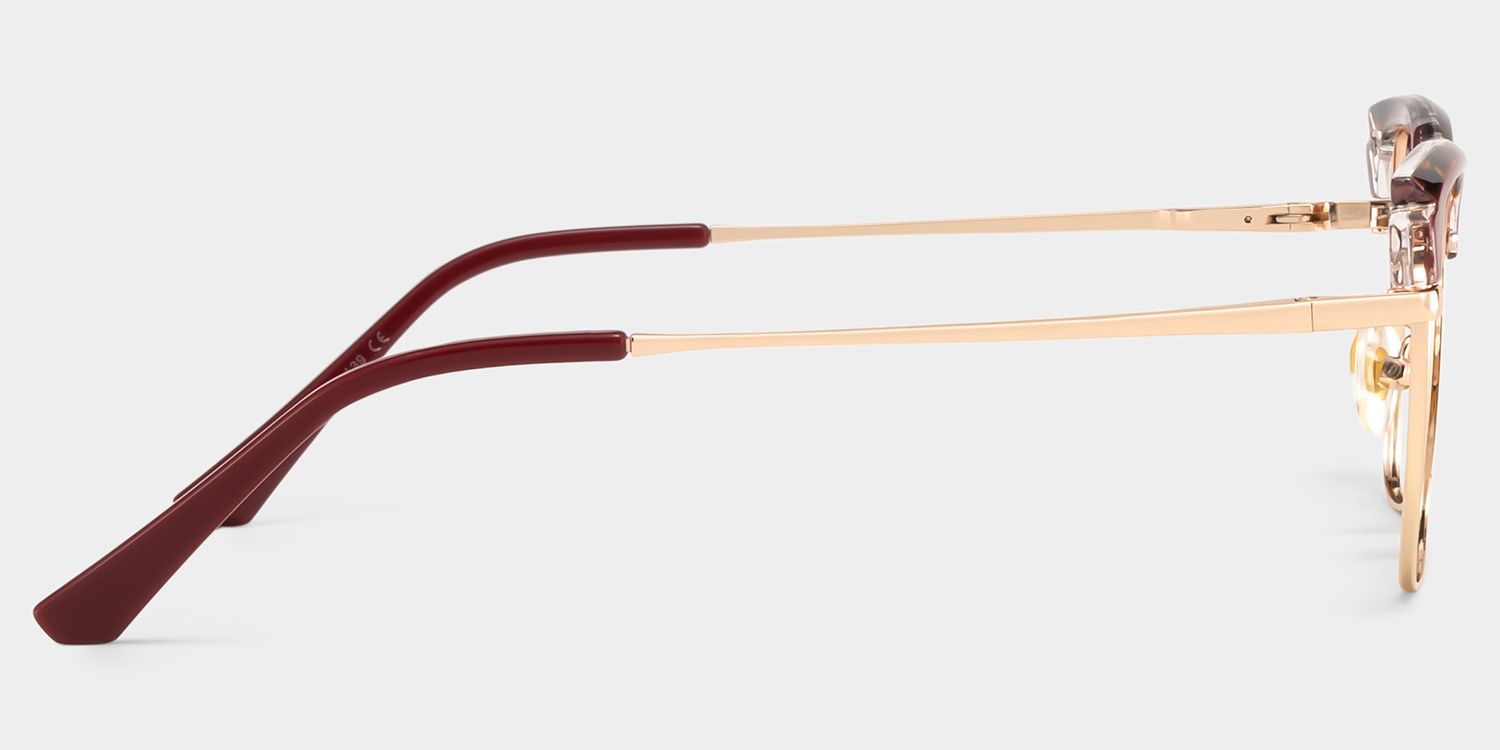 Phoebe Browline Red Frame Eyeglasses for Woman| ZEELOOL4