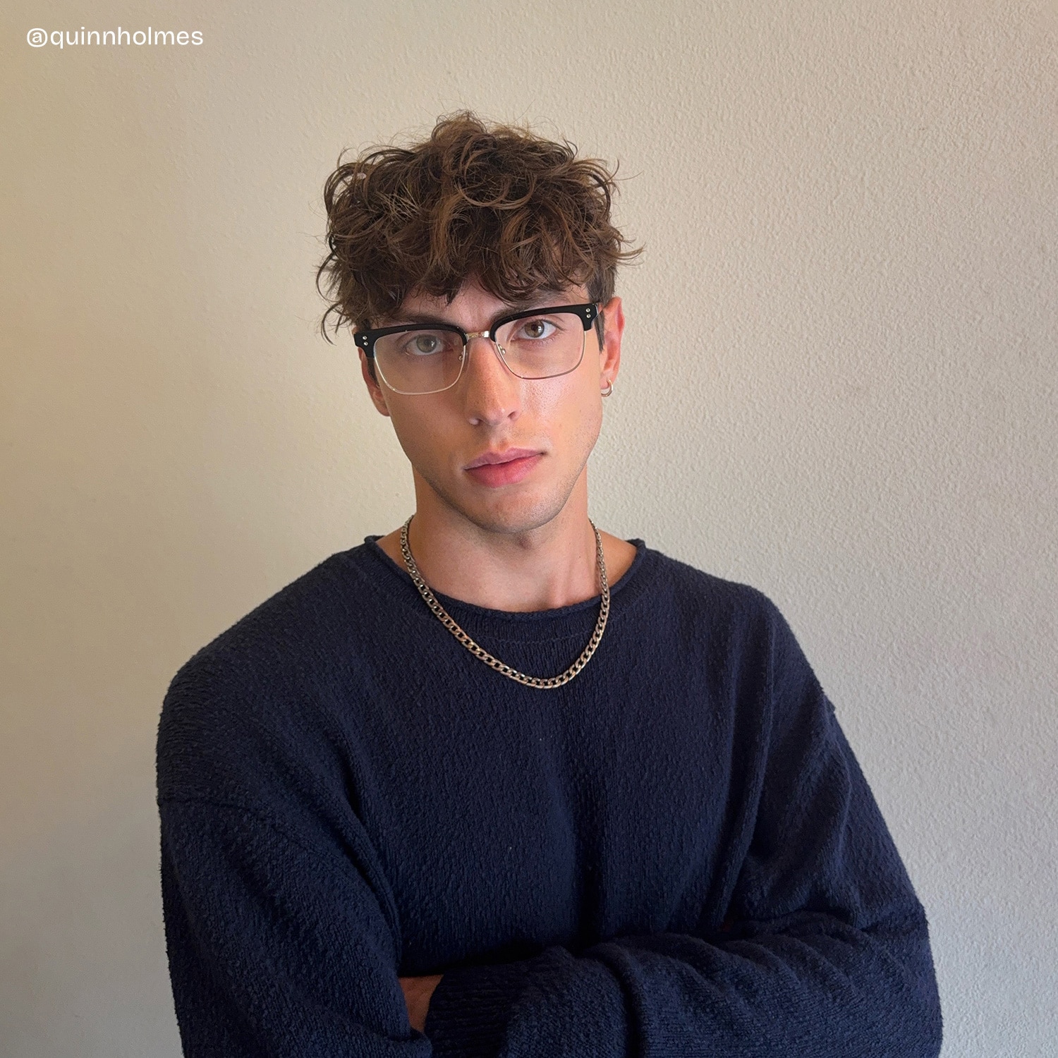 Ryan Browline Black Glasses