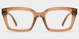 Marley Beige Rectangle Glasses0