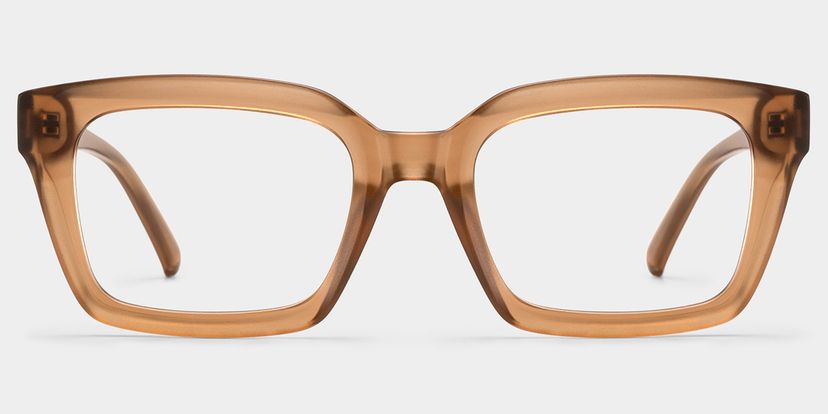 Marley Beige Rectangle Glasses