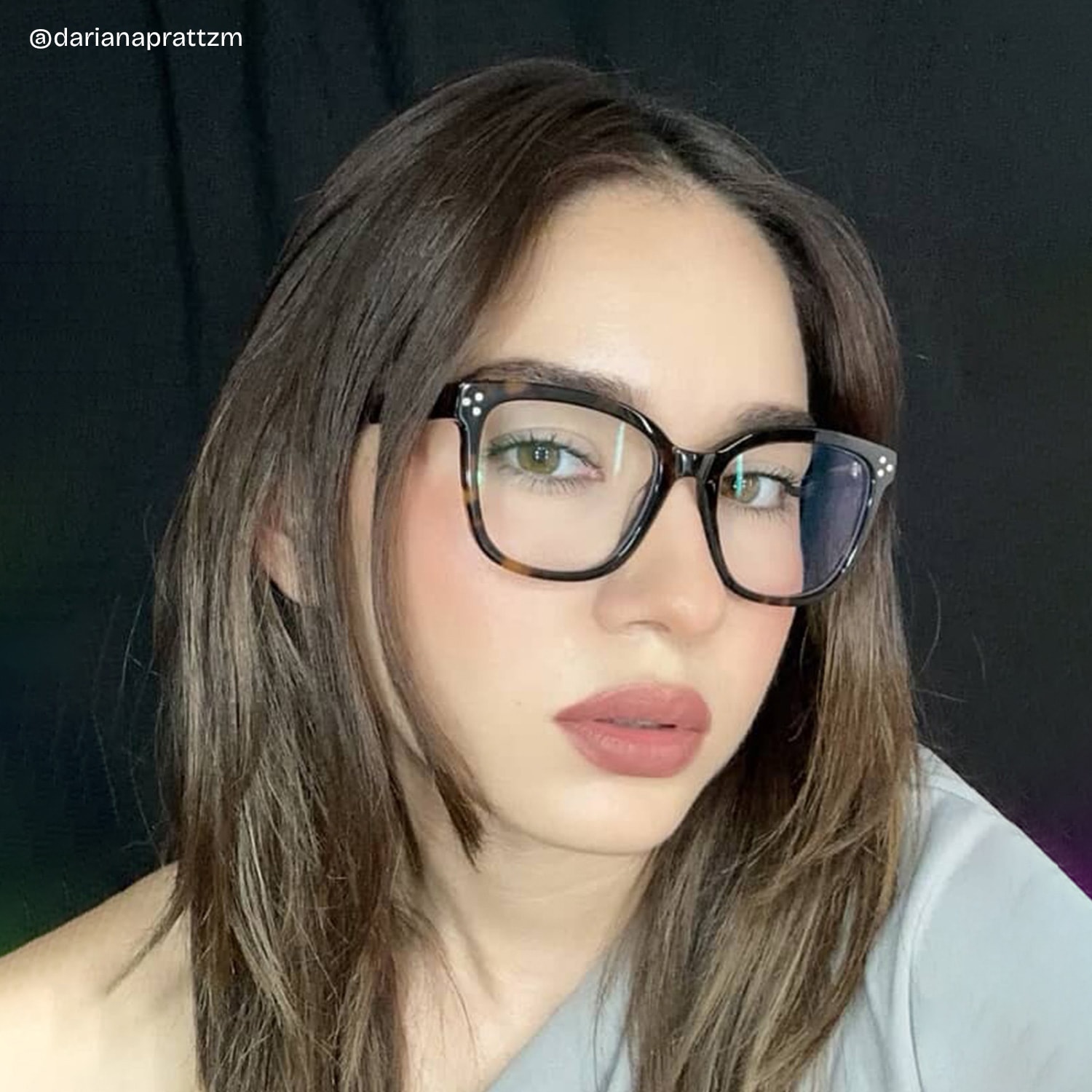 Scarlett Square Tortoise Glasses7