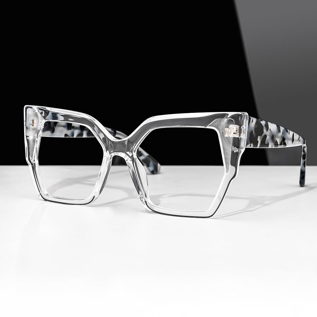 Tefonie Geometric Red-Floral Glasses4