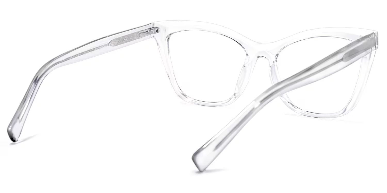 Raegan Cateye Clear Glasses | Zeelool Glasses4