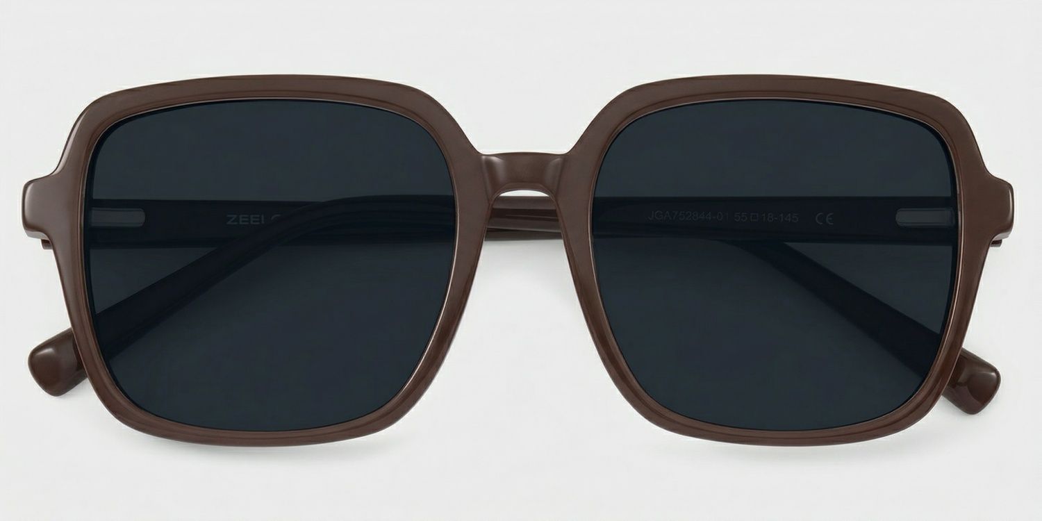 Kenneth Dark Brown Square Glasses for Ladies | ZEELOOL1