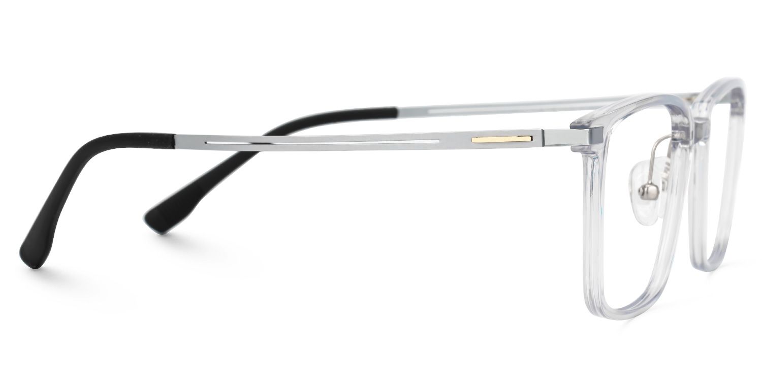 Gray Ivonne Rectangle Frame Eyeglasses | Zeelool2