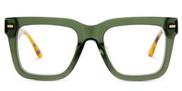 Redina Square Green Glasses1