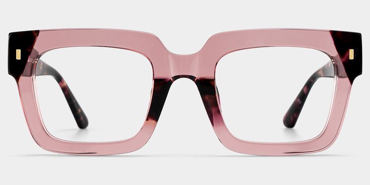 Sarah Square Purple Glasses