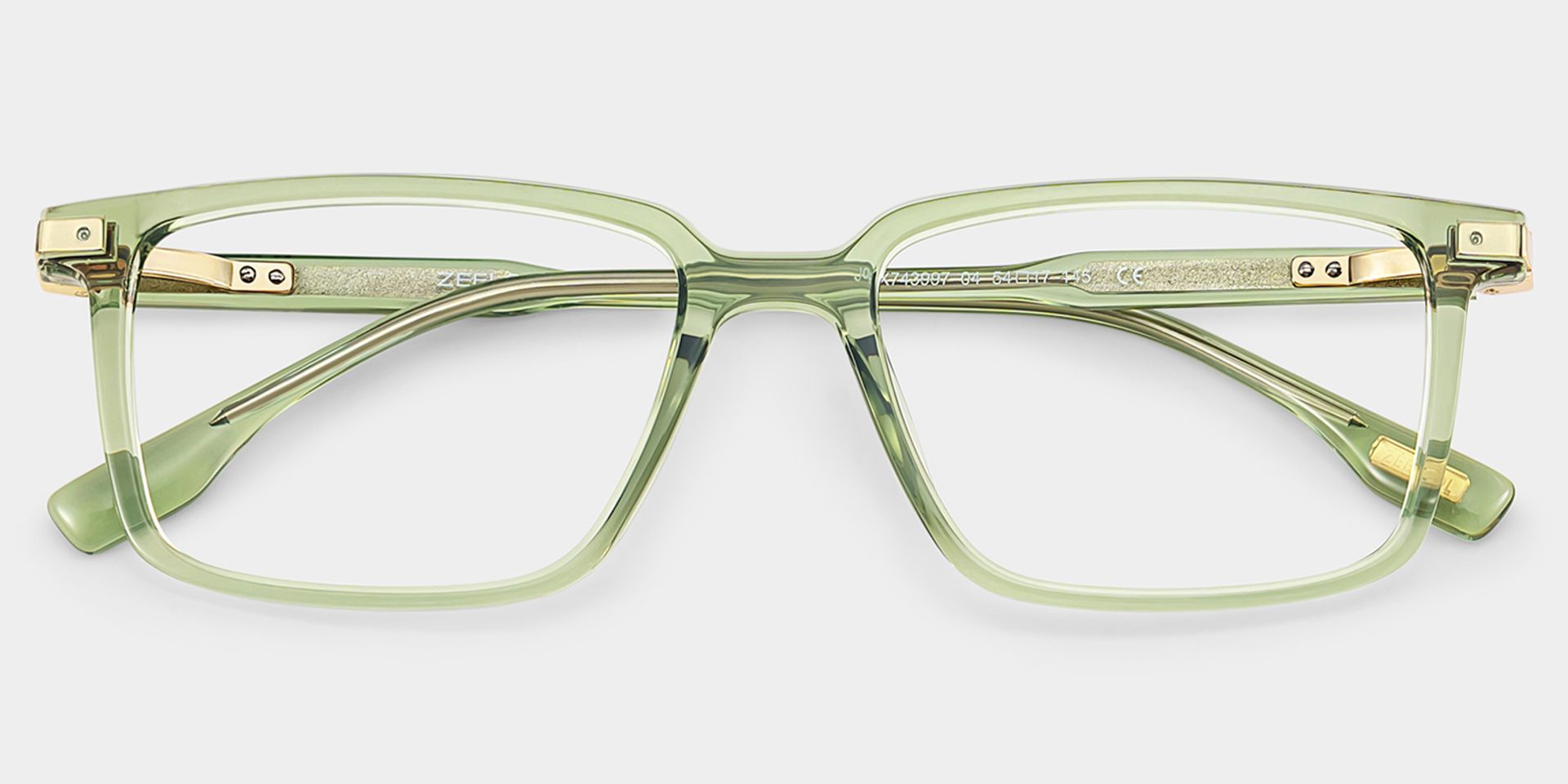 Cyrus Teal Glasses Frames for Men in Classic Style | ZEELOOL2