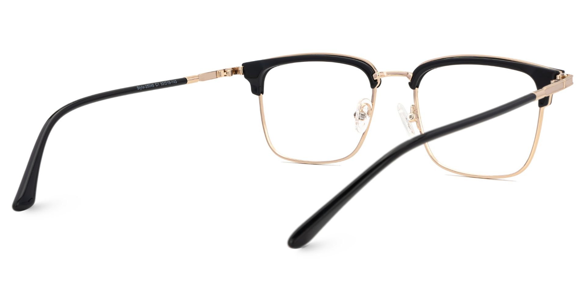 Peeples Browline Mixed-Materials Full-Frame Eyeglasses | Zeelool3