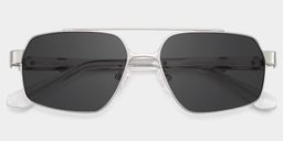 Sterling Aviator Silver Glasses1