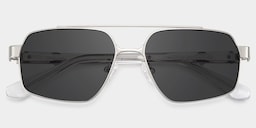 Sterling Aviator Silver Glasses1