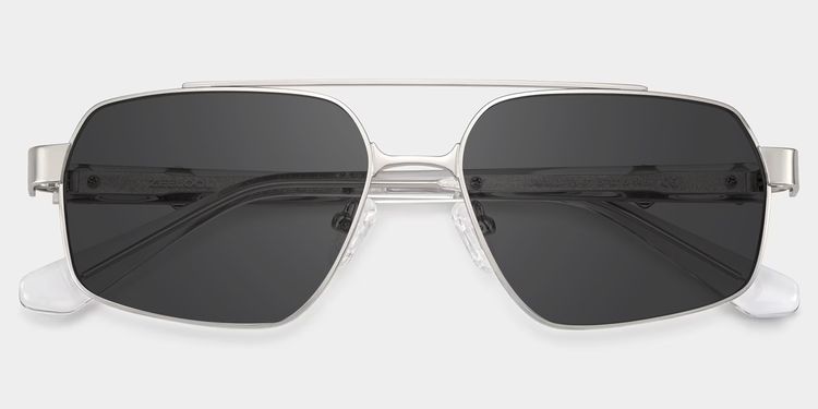 Sterling Aviator Silver Glasses