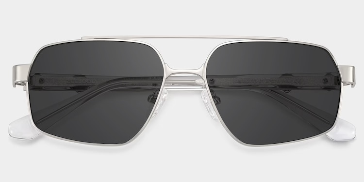 Sterling Aviator Silver Glasses